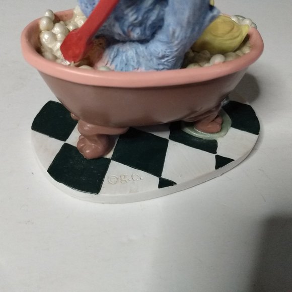 Vintage Sonshine Promises Wash Away The Blues Figurine By Gretchen Clasby - Picture 6 of 7